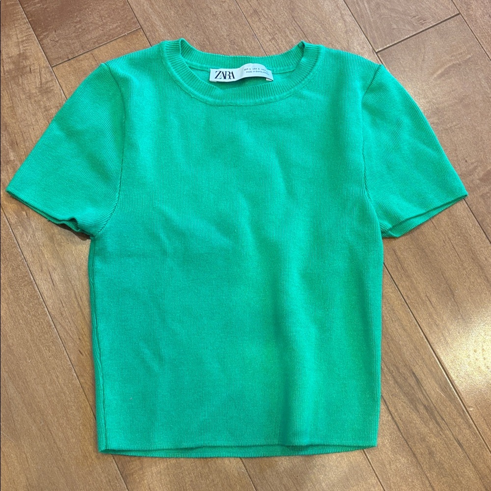 Zara Bright Green Tee